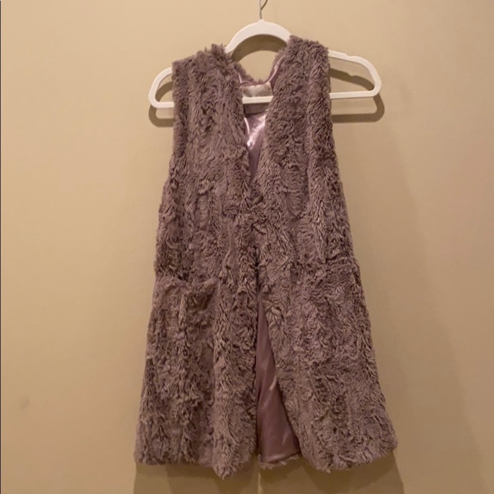 Altar’d State Furry Long Vest